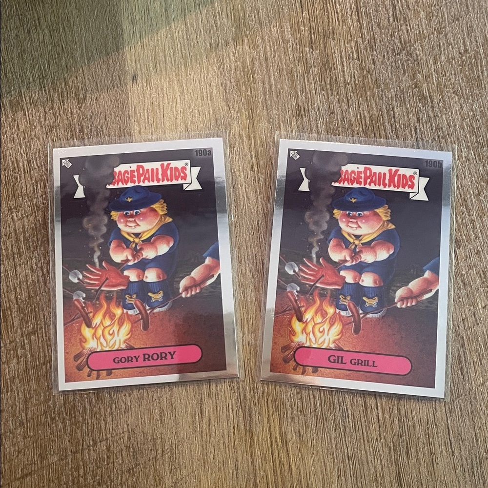 ✨10/$10✨ Garbage Pail Kids Chrome Series 5 Gory Rory and Gil Grill 190a/190b